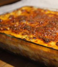 Hozzávalók - Lasagne al forno